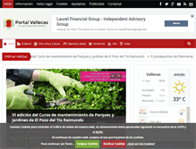 Tablet Screenshot of portalvallecas.es